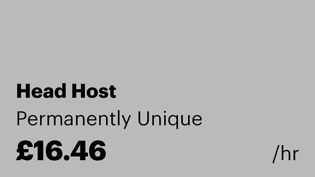 Head Host