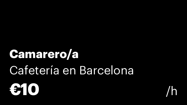 Camarero/a