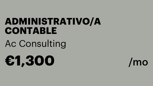 ADMINISTRATIVO/A CONTABLE