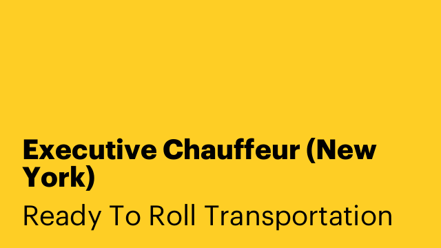Executive Chauffeur (New York)