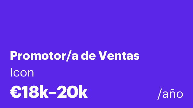 Promotor/a de Ventas