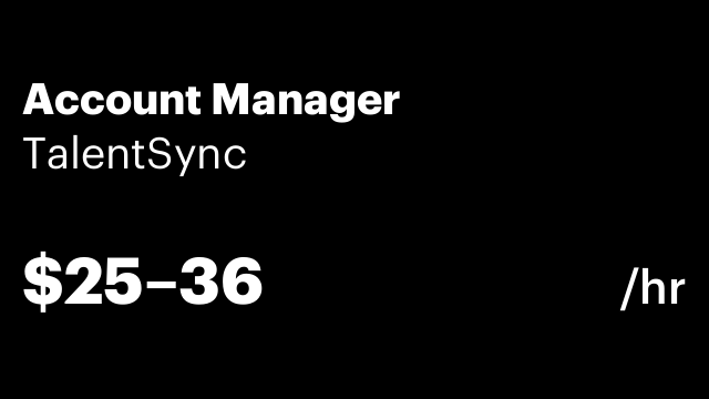 Account Manager