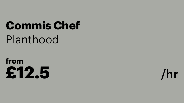 Commis Chef