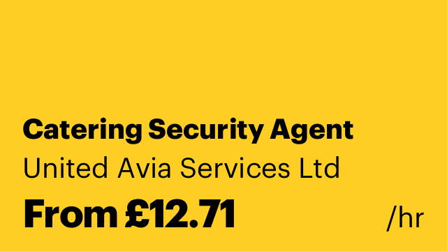 Catering Security Agent