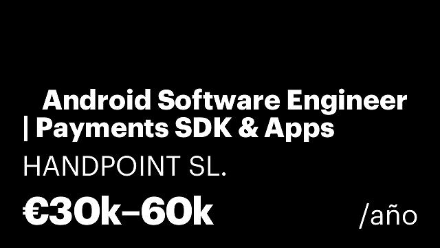 🚀 Android Software Engineer | Payments SDK & Apps