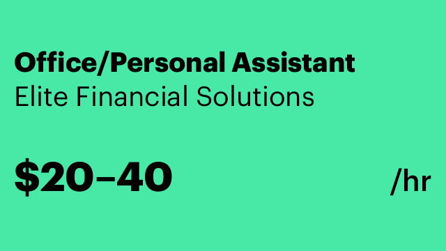 Office/Personal Assistant