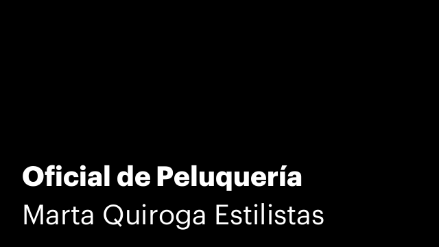 Oficial de Peluquería