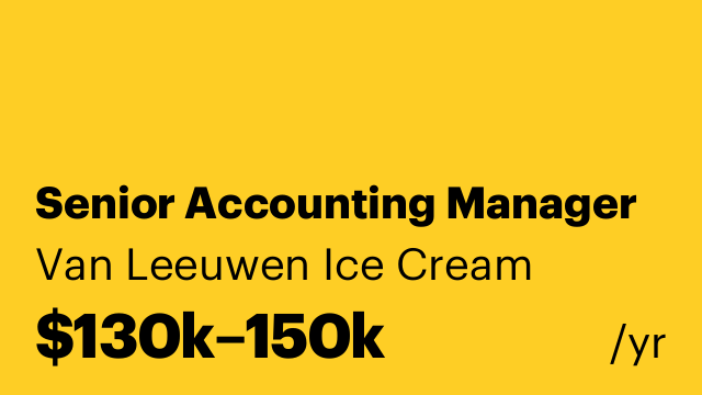 Senior Accounting Manager 