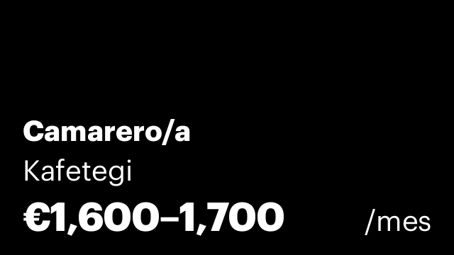Camarero/a