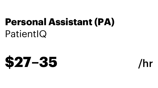 Personal Assistant (PA)