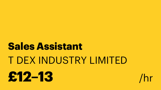 Sales Assistant