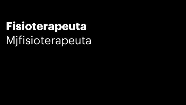 Fisioterapeuta
