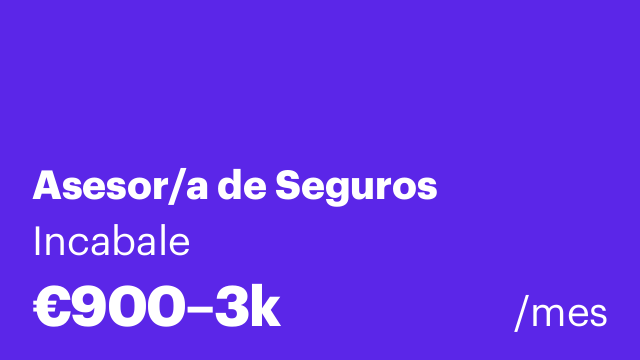 Asesor/a de Seguros
