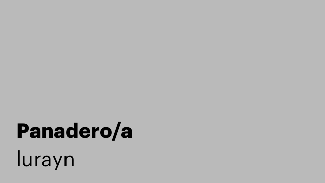 Panadero/a