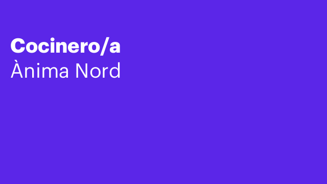 Cocinero/a