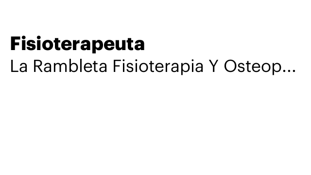 Fisioterapeuta