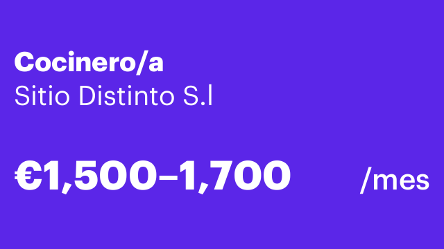 Cocinero/a