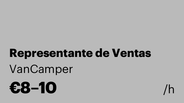 Representante de Ventas