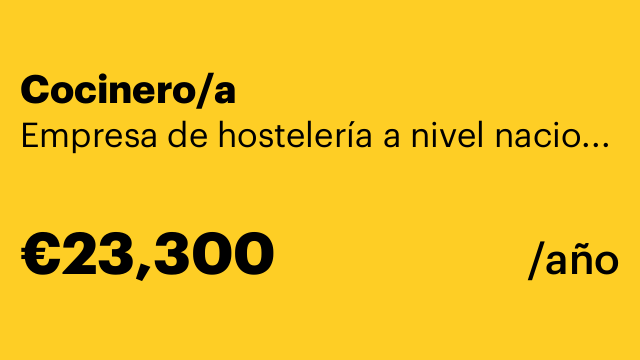 Cocinero/a