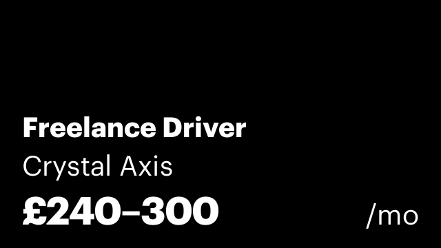 Freelance Driver