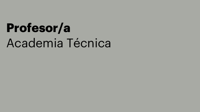 Profesor/a