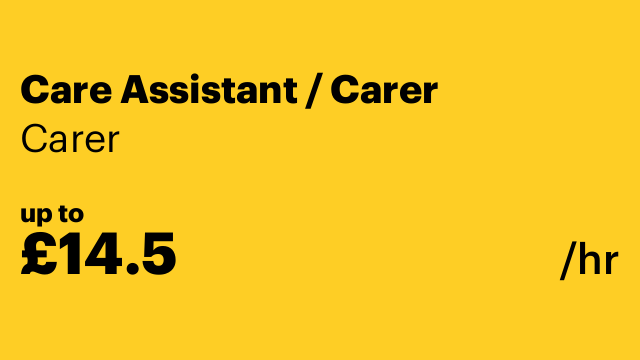 Care Assistant / Carer