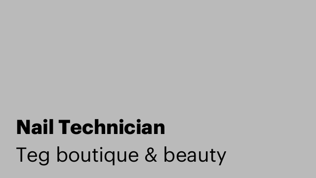 Nail Technician