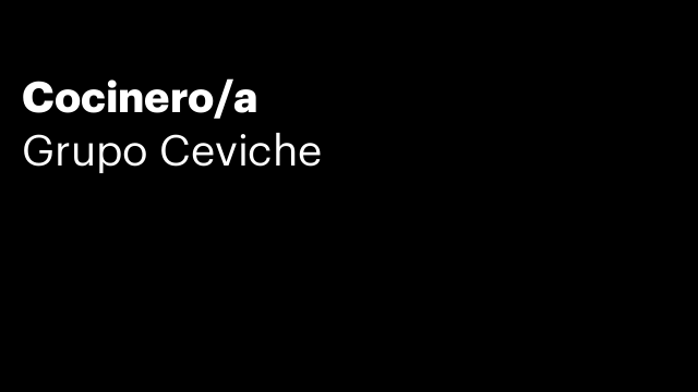 Cocinero/a