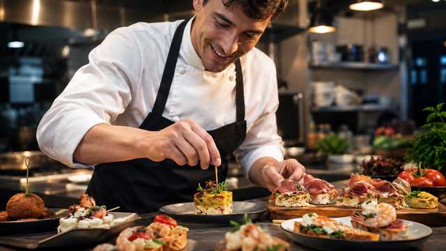 COCINERO/A PARA RESTAURANTE DE TAPAS GASTRONOMICO 2.175€ BRUTOS