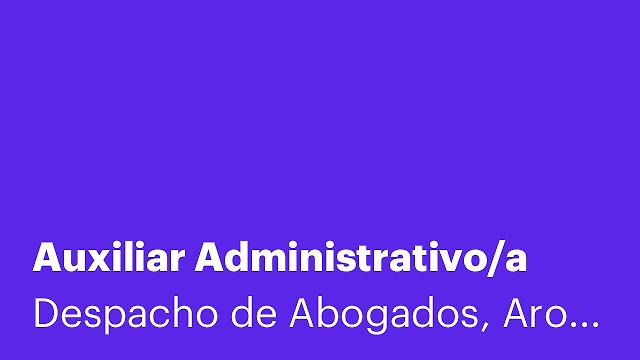 Auxiliar Administrativo/a