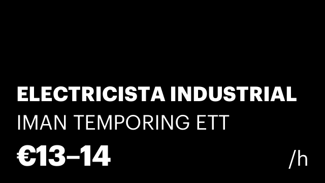 ELECTRICISTA INDUSTRIAL