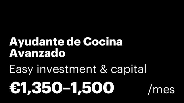 Ayudante de Cocina Avanzado