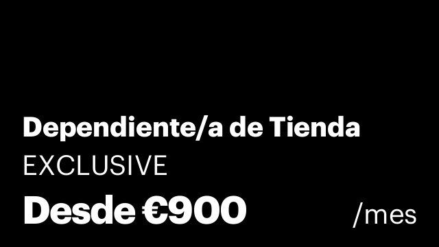 Dependiente/a de Tienda