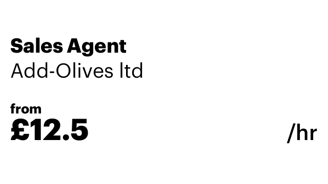 Sales Agent