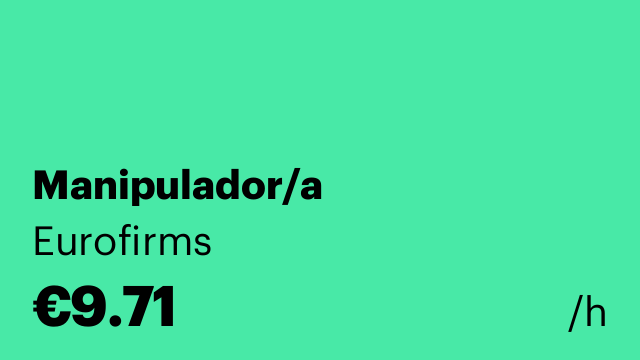 Manipulador/a
