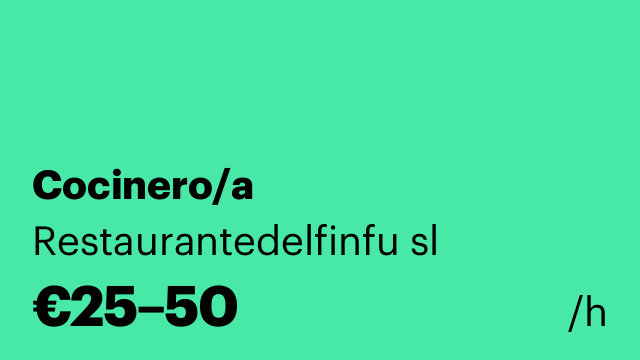Cocinero/a