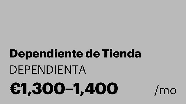Dependiente de Tienda