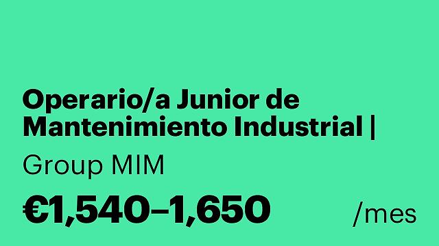Operario/a Junior de Mantenimiento Industrial | crece con MIMC
