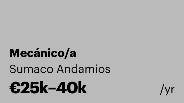Mecánico/a