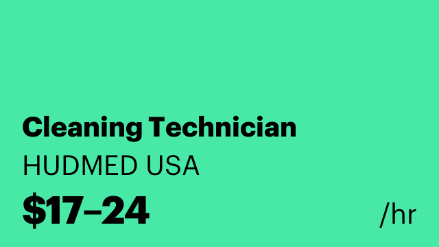 Cleaning Technician