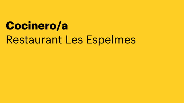 Cocinero/a