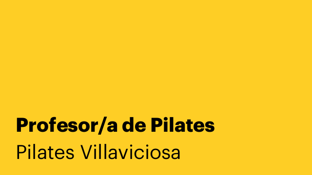 Profesor/a de Pilates