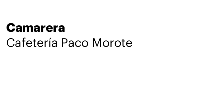 Camarera