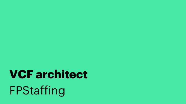 VCF architect