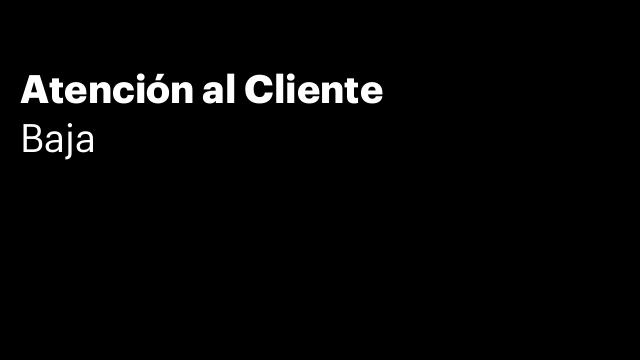 Atención al Cliente