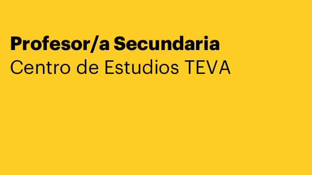 Profesor/a Secundaria