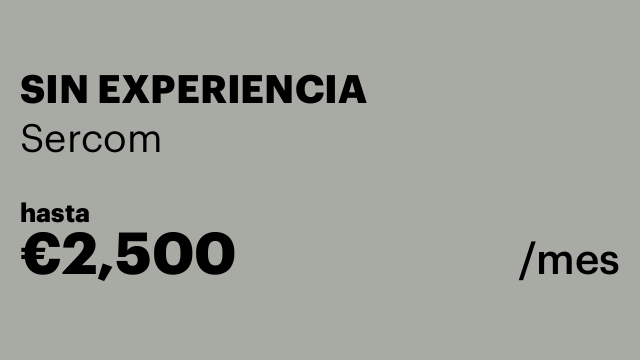 SIN EXPERIENCIA