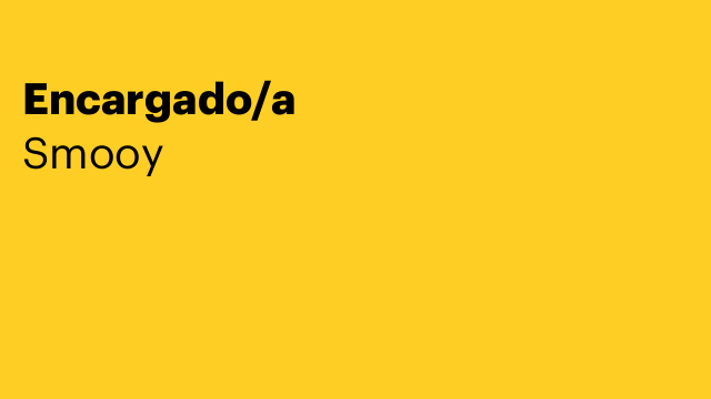 Encargado/a