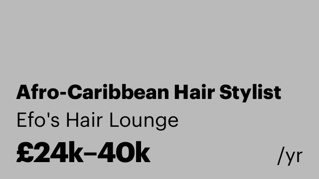 Afro-Caribbean Hair Stylist