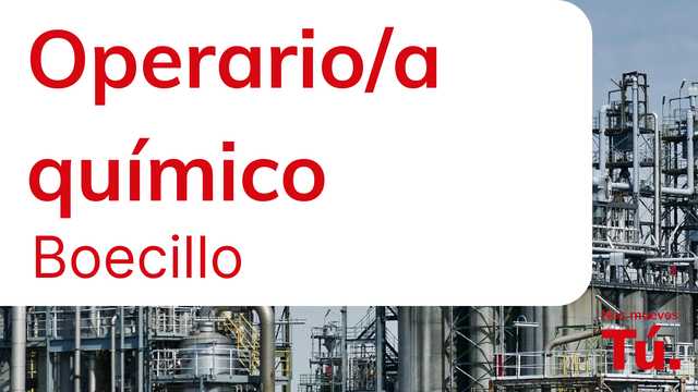Operario/a de Producción para Industria Química - Boecillo